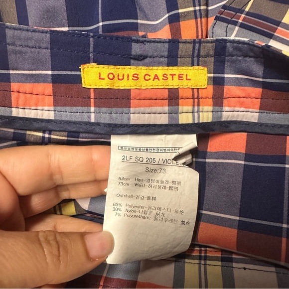 Louis Castel women’s golf plaid skort Size 73 - Picture 2 of 8